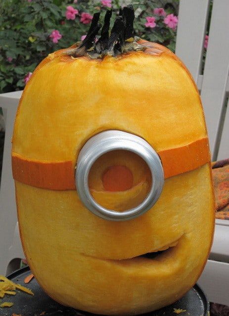 Pumpkin Carving Ideas Minion
