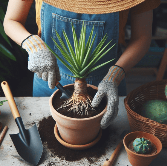Repotting Your Yucca