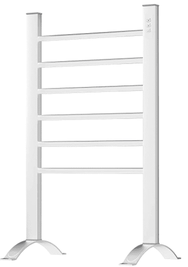 DAILYLIFE 2 in 1 Towel Warmer with Built in Timer Heated Towel Rack Freestanding Wall Mounted