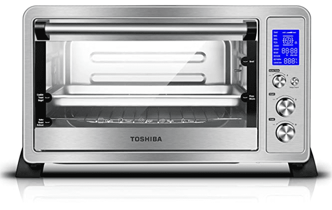 Toshiba AC25CEW SS Digital Toaster Oven with Convection Cooking