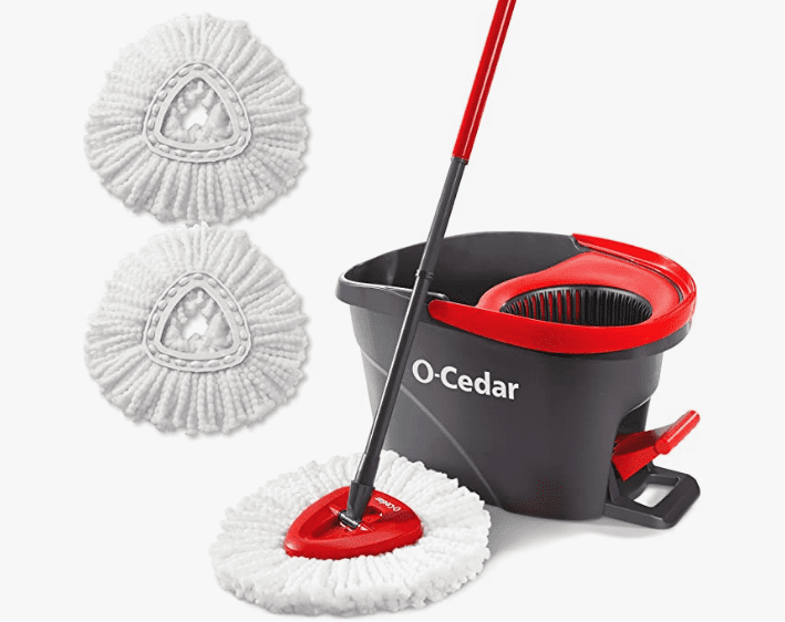 O Cedar EasyWring Microfiber Spin Mop Bucket Floor Cleaning System