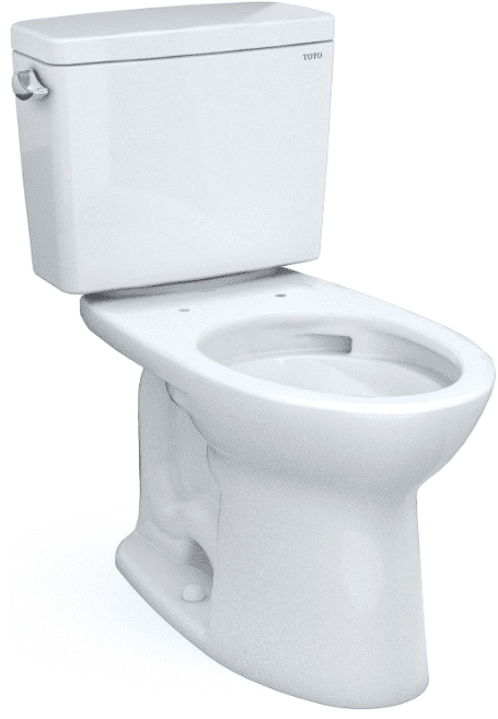 TOTO Drake Two Piece Elongated 16 GPF Universal Height TORNADO FLUSH Toilet