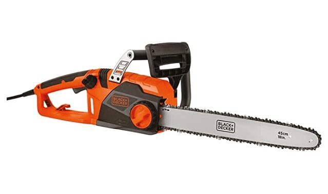BLACK+DECKER Electric Chainsaw 18 Inch 15 Amp Corded