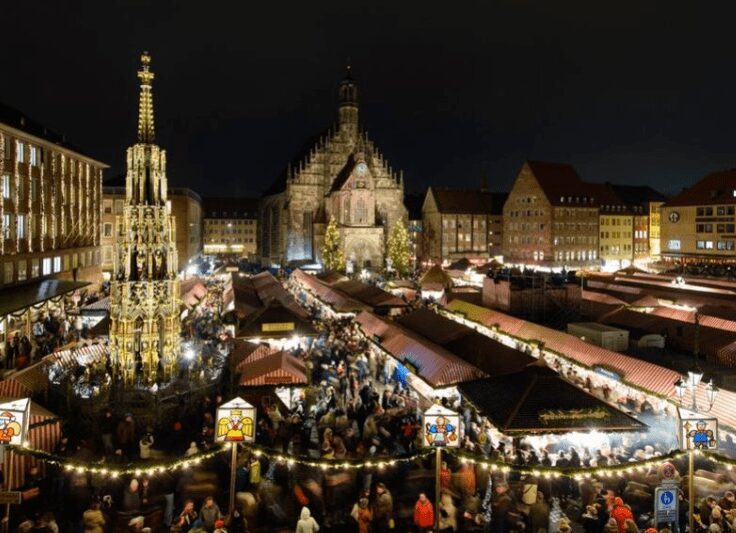 The Christkindlesmarkt in Nuremberg
