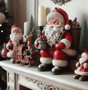 Display Santa Claus Figurines