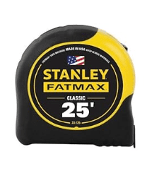 STANLEY FATMAX Tape Measure, 25-Foot STANLEY FATMAX Tape Measure, 25-Foot