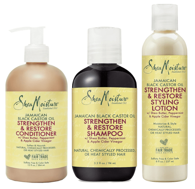 SheaMoisture Strengthen Grow Restore Shampoo and Conditioner Set