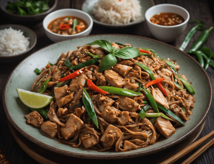 Drunken Noodles (Pad Kee Mao) Drunken Noodles (Pad Kee Mao)