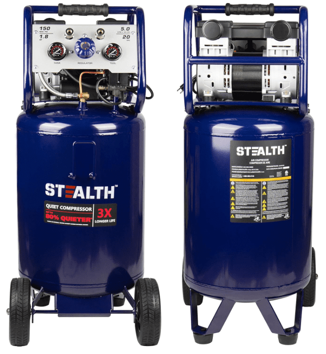 Stealth Professional 20 gallon Quiet Air Compressor