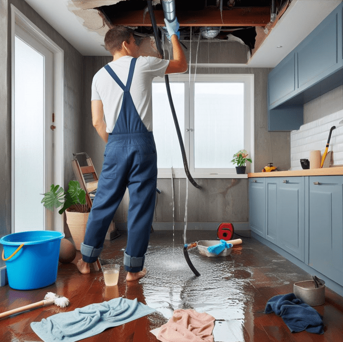 water leak in your home