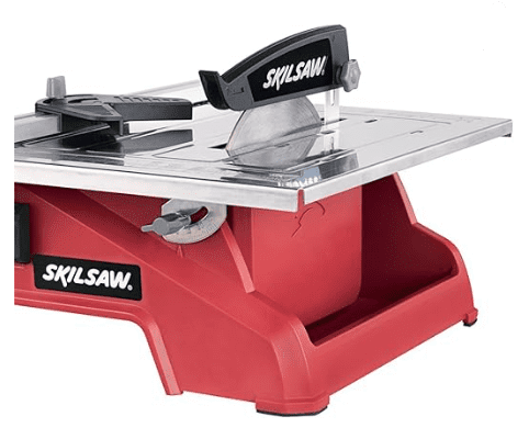 Wet saw for cutting large tiles