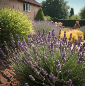 Lavender companion planting