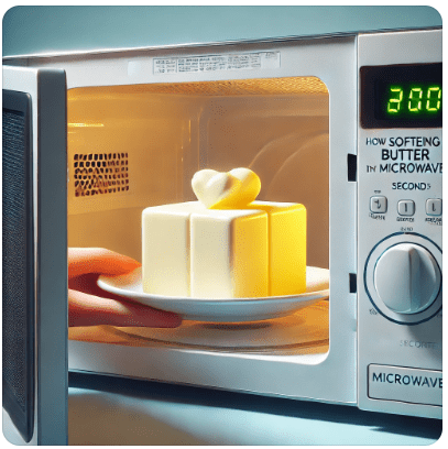 Microwave Soften Butter Method