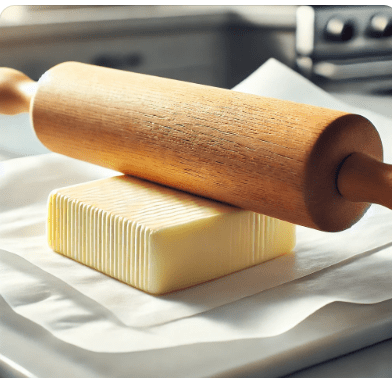 Rolling Pin Method to Soften Butter