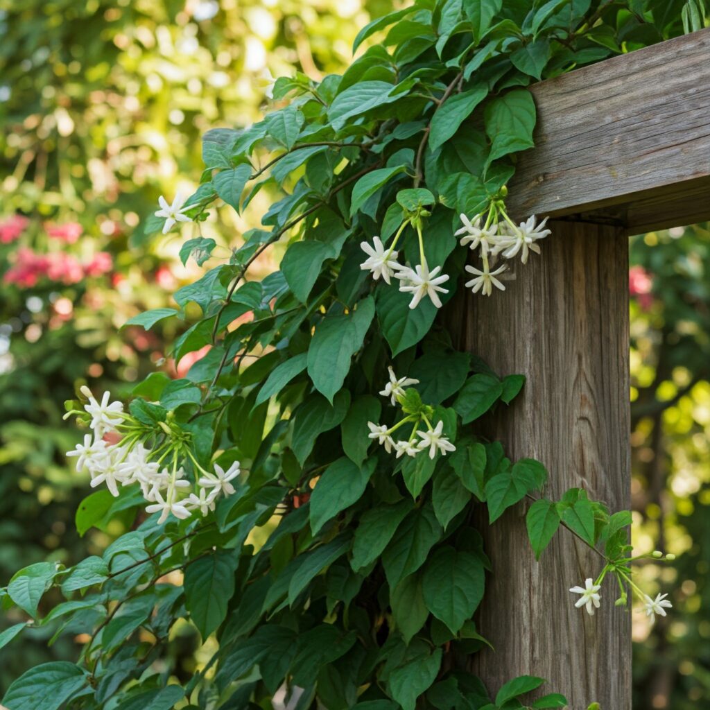 Rangoon Creeper on Trellis