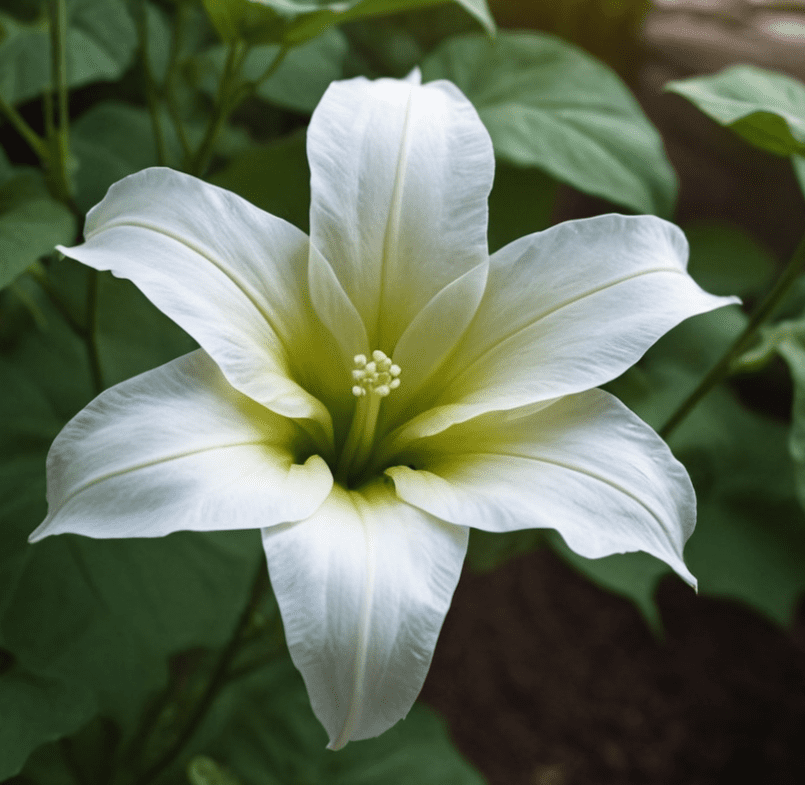 Moon Flower ipomoea alba