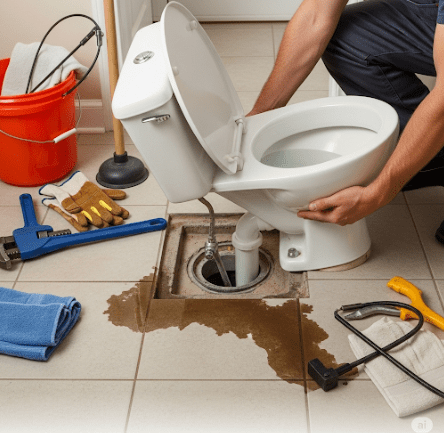 Removing the Toilet Removing the Toilet