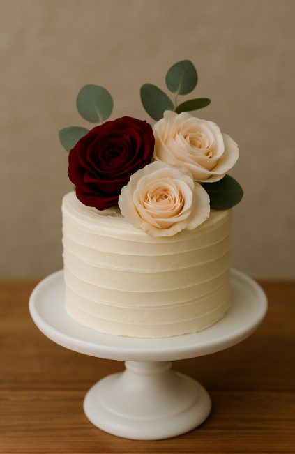 Burgundy, Blush, and Ivory Burgundy, Blush, and Ivory