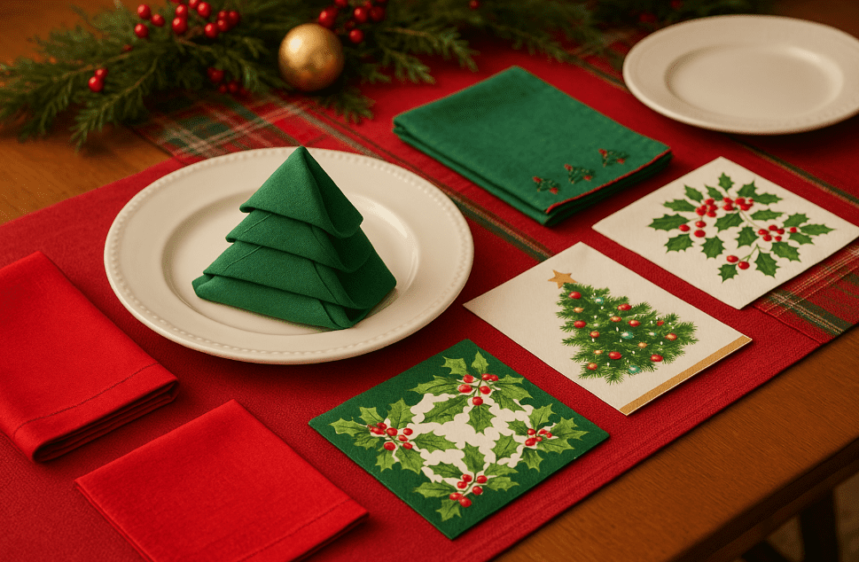 Christmas Napkins Christmas Napkins