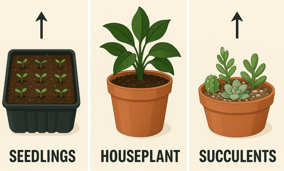Seedlings vs Houseplants vs Succulents Comparison at a Glance Seedlings vs Houseplants vs Succulents Comparison at a Glance