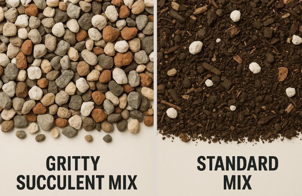 gritty vs standard succulent mix gritty vs standard succulent mix