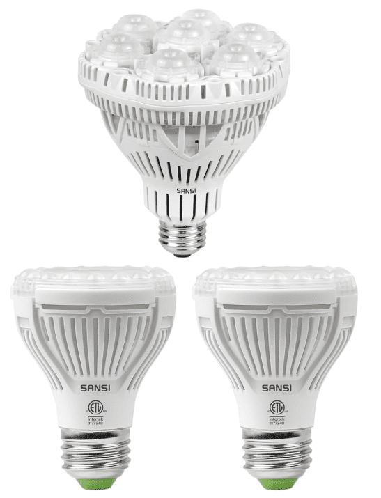 SANSI 36W Grow Light Bulb. set of 3 SANSI 36W Grow Light Bulb. set of 3