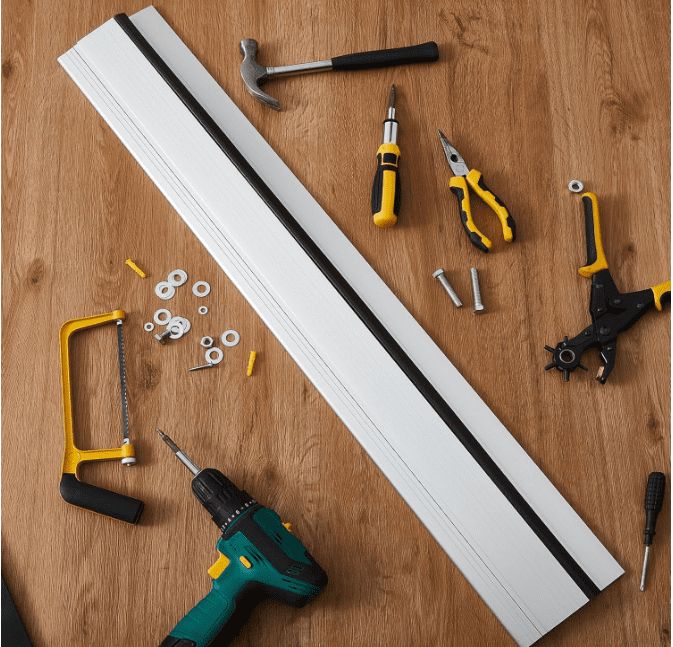 Blulu 36" Aluminum Exterior Door Threshold 5 5/8" Outdoor Swing Threshold Heavy Duty Adjustable Aluminum Door Sill Pan for Weatherproof & Easy Install for Residential/Commercial Use, Silver Blulu 36" Aluminum Exterior Door Threshold 5 5/8" Outdoor Swing Threshold Heavy Duty Adjustable Aluminum Door Sill Pan for Weatherproof & Easy Install for Residential/Commercial Use, Silver