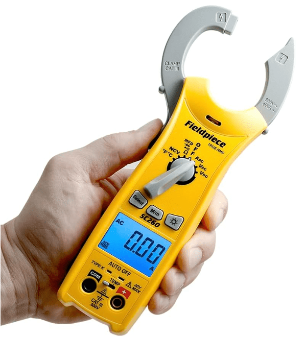 Compact HVACR Clamp Multimeter Compact HVACR Clamp Multimeter