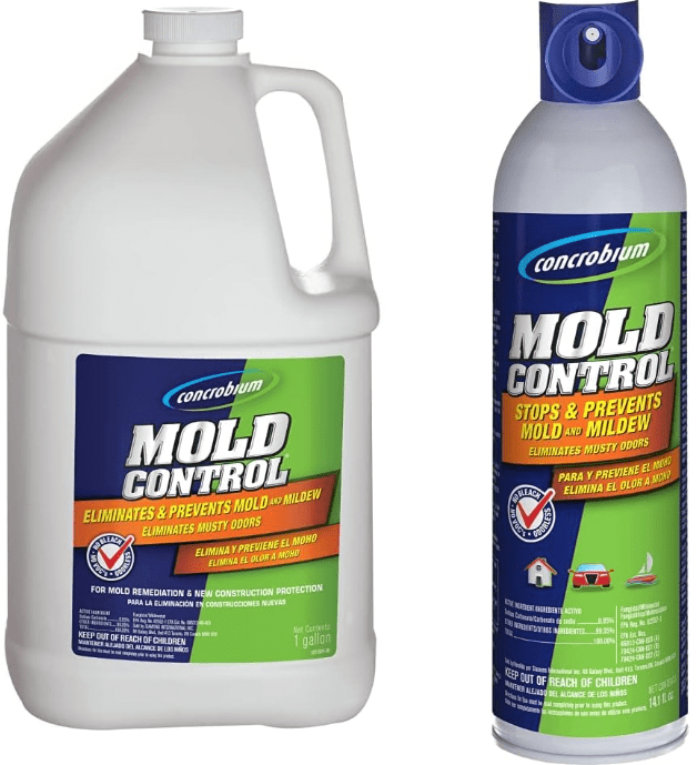 Concrobium Mold Control Household Cleaners, 1 Gallon & 27400CAL Mold Control Aerosol, 14.1 oz. Concrobium Mold Control Household Cleaners, 1 Gallon & 27400CAL Mold Control Aerosol, 14.1 oz.