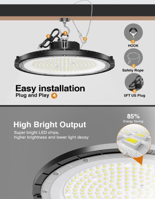 High-Bay UFO LED Lights High-Bay UFO LED Lights