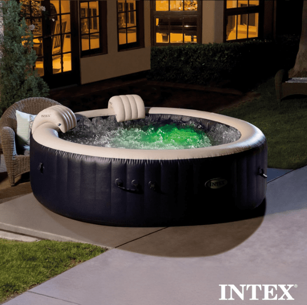 INTEX PureSpa Plus 6 Person Round Inflatable Hot Tub INTEX PureSpa Plus 6 Person Round Inflatable Hot Tub