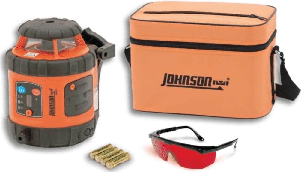 Johnson Level & Tool 40-6515 Self-Leveling Rotary Laser, Red Johnson Level & Tool 40-6515 Self-Leveling Rotary Laser, Red