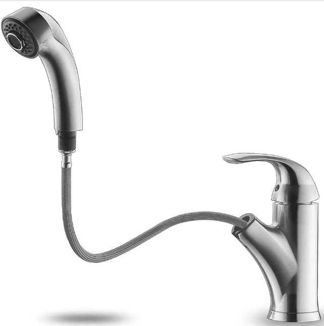 Kitchen Faucet with Sprayer, Brushed Nickel Kitchen Sink Faucet with Pull Out Sprayer Kitchen Faucet with Sprayer, Brushed Nickel Kitchen Sink Faucet with Pull Out Sprayer