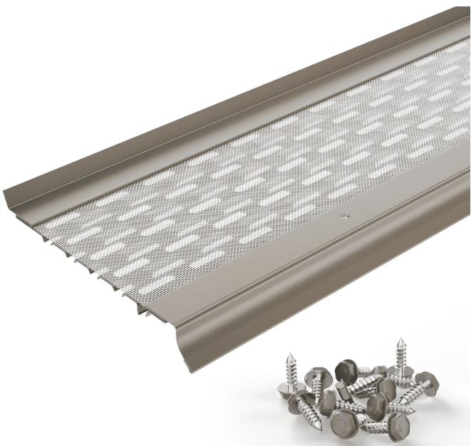 https://amzn.to/4dXkYMG Micromesh 5” Gutter Guards Leaf Protection,