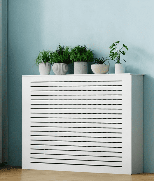 Radiator Cover Shelf White Louvered Heating Cabinet Radiator Shelf Cover Radiator Cover Shelf White Louvered Heating Cabinet Radiator Shelf Cover
