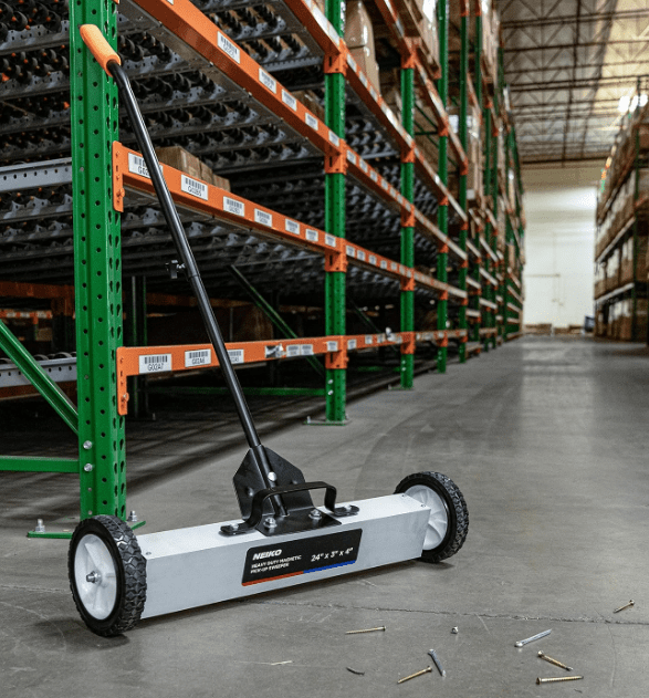 Rolling Magnetic Sweeper with Wheels, 50 Pound Capacity Rolling Magnetic Sweeper with Wheels, 50 Pound Capacity