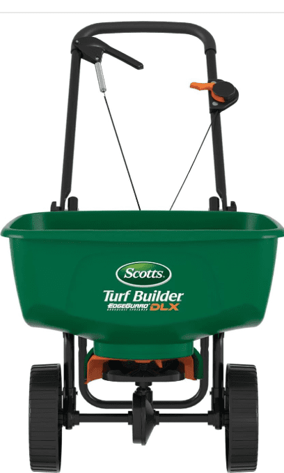 Scotts Turf Builder EdgeGuard DLX Broadcast Spreader Scotts Turf Builder EdgeGuard DLX Broadcast Spreader