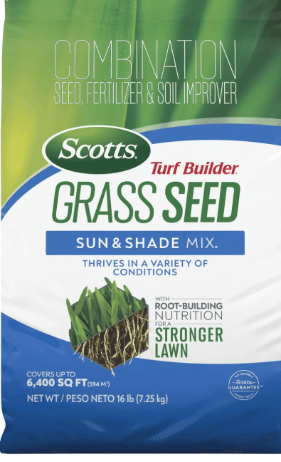 Scotts Turf Builder Grass Seed Sun and Shade Mix Scotts Turf Builder Grass Seed Sun and Shade Mix