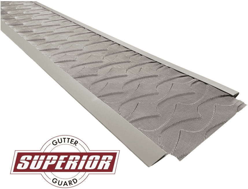 Superior Gutter Guards | NEW Raised Stainless-Steel Screen Technology Gutter Cover, DIY Constructed. Fits any Traditional 5-inch Gutter - 48FT Kit Superior Gutter Guards | NEW Raised Stainless-Steel Screen Technology Gutter Cover, DIY Constructed. Fits any Traditional 5-inch Gutter - 48FT Kit