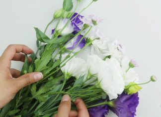 Dried Flowers How To Make and Simple Décor Ideas leaves removal