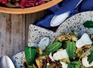 Grilled Artichokes with Mint and Pecorino Grilled Artichokes