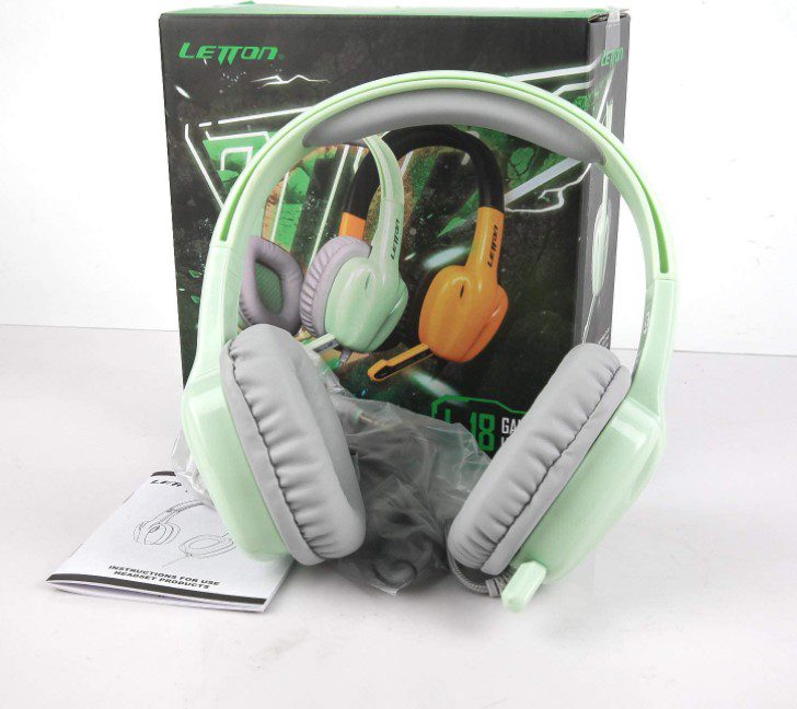Letton Kids Headphones Sage Green Color
