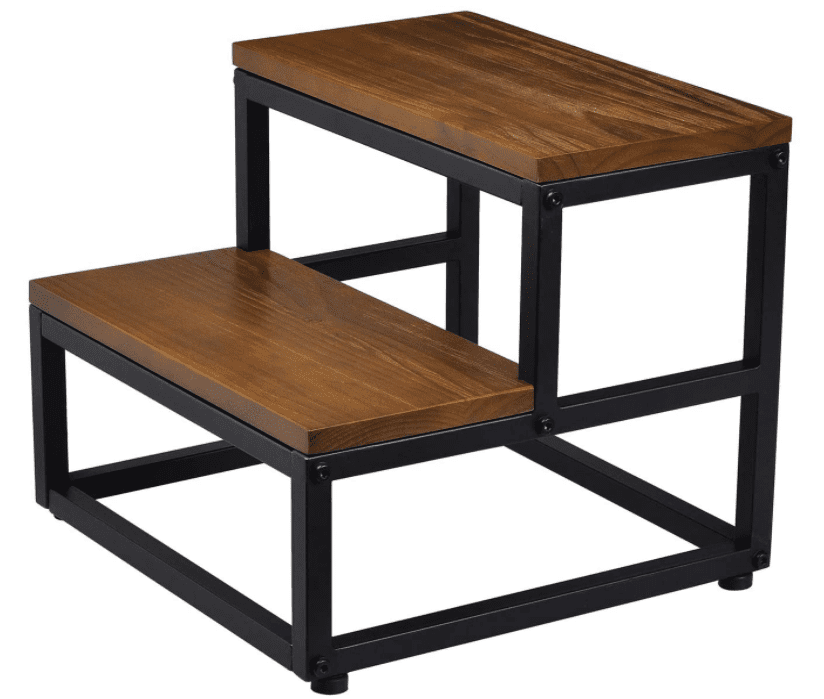 Wooden 2 step stool