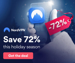 NordVpn Christmas Offer! Do not miss this huge discount on the best VPN service.