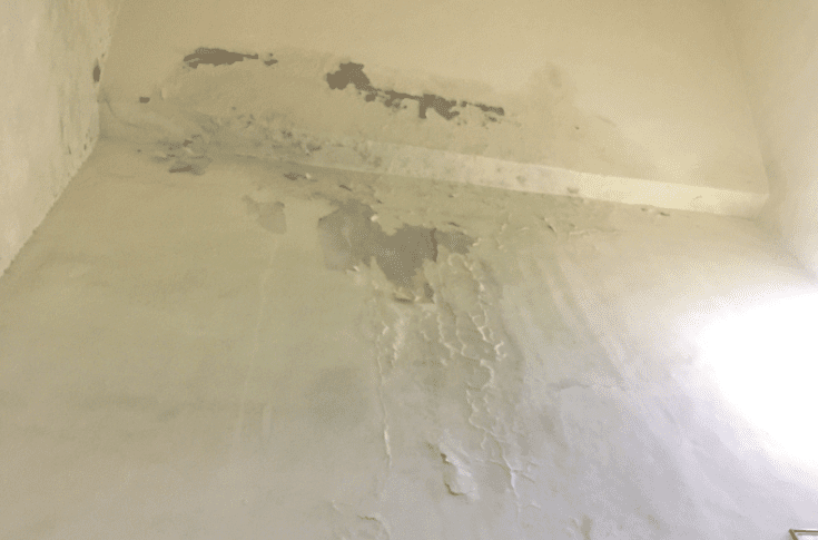 Water Damage On Wall