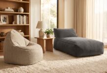 Best Bean Bag Chairs: 7 Cozy Picks for Adults & Kids Best bean bag chairs for adults and kids in a cozy modern room
