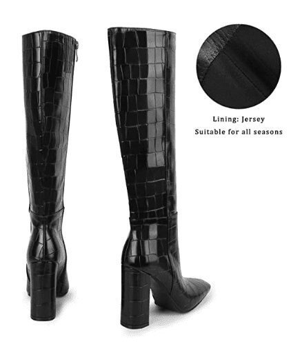 ISNOM Women's Knee High Boots