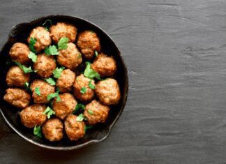 Baked Chicken Meatballs Recipe Baked Chicken Meatballs
