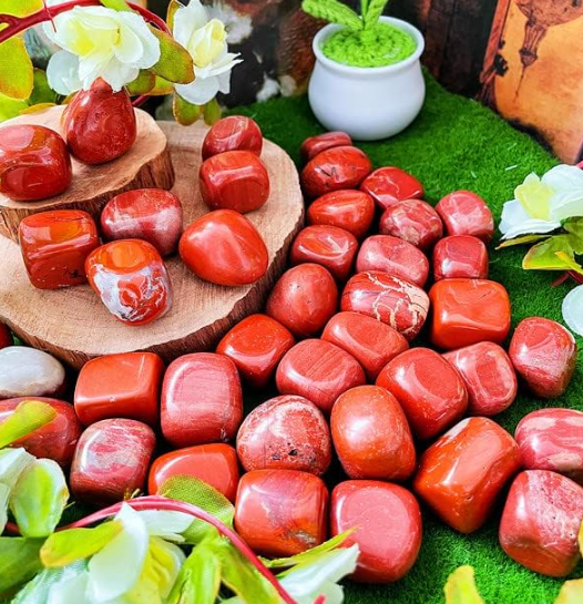 Red Jasper Healing Crystals Stones Set Natural Tumbled Polished Crystal Stones Red Jasper Healing Crystals Stones Set Natural Tumbled Polished Crystal Stones