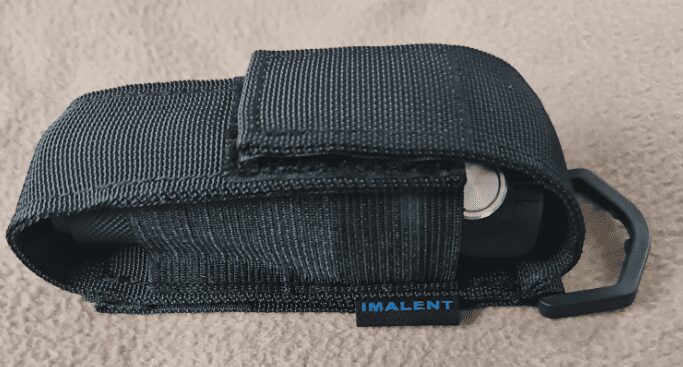 Imalent MS03 EDC Flashlight in holster